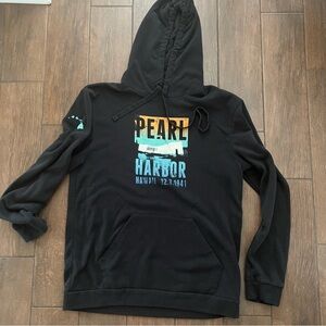 Pearl Harbor Black Hooded Sweatshirt by United Legacy Outfitters size 3X